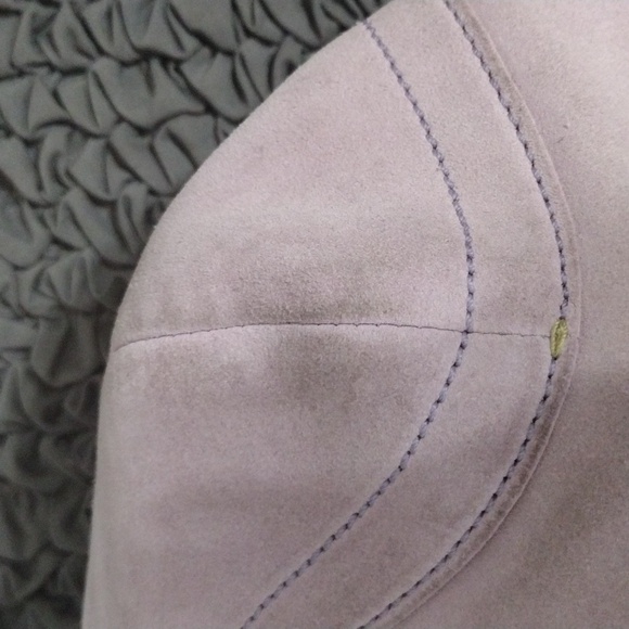 Coach Suede Leather Shoulder Bag - Picture 6 of 9